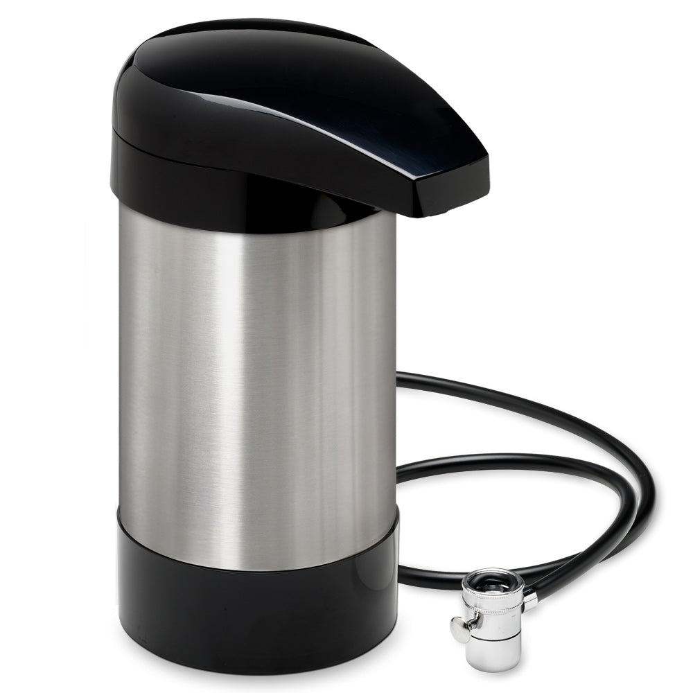 C6500 Premium Countertop Water Filter System - black/stainless