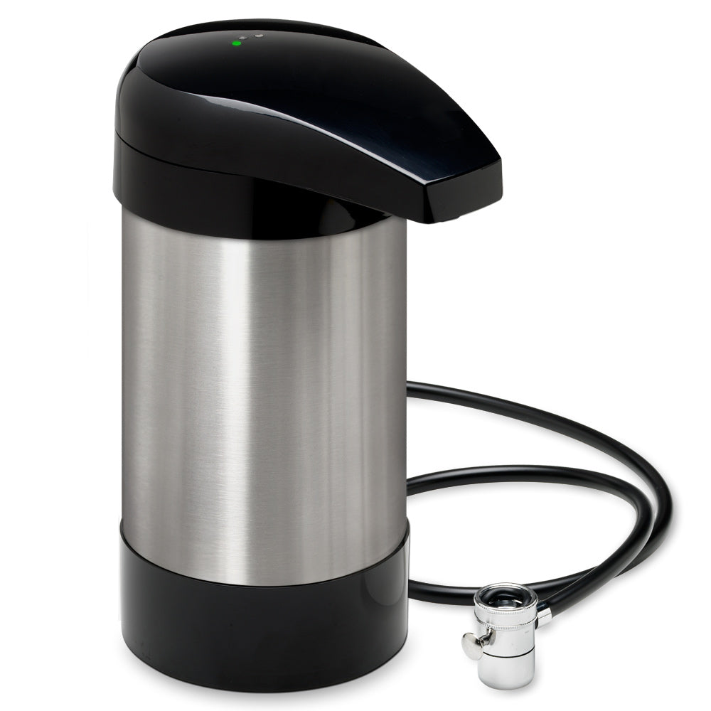 WaterChef C7000 Premium Countertop Water Filtration System with Intelligent Monitor (Black)