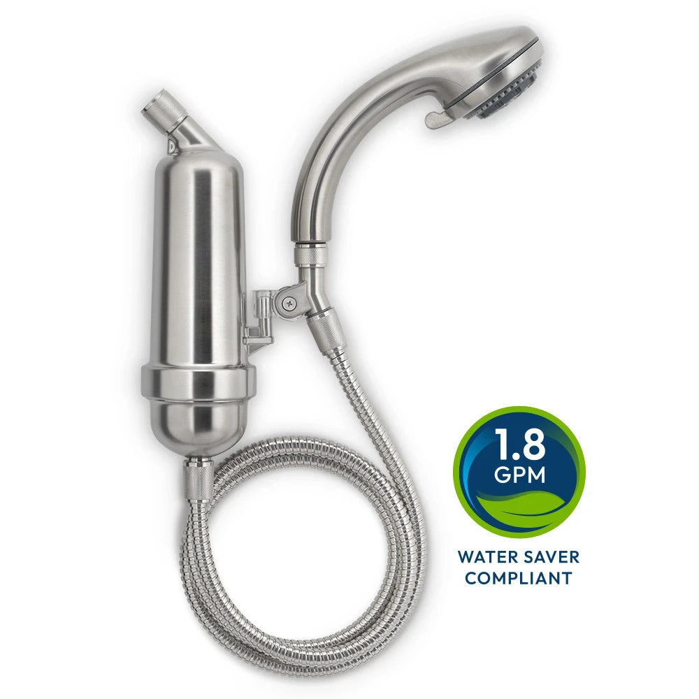 SF-7C-ECO premium low-flow shower filter (brushed nickel)