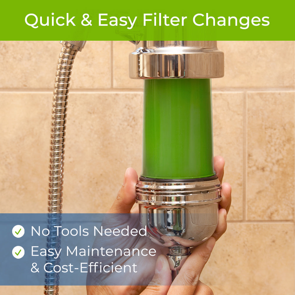 SF-7C-ECO Premium 1.8 GPM Shower Filter with Deluxe Handheld Wand