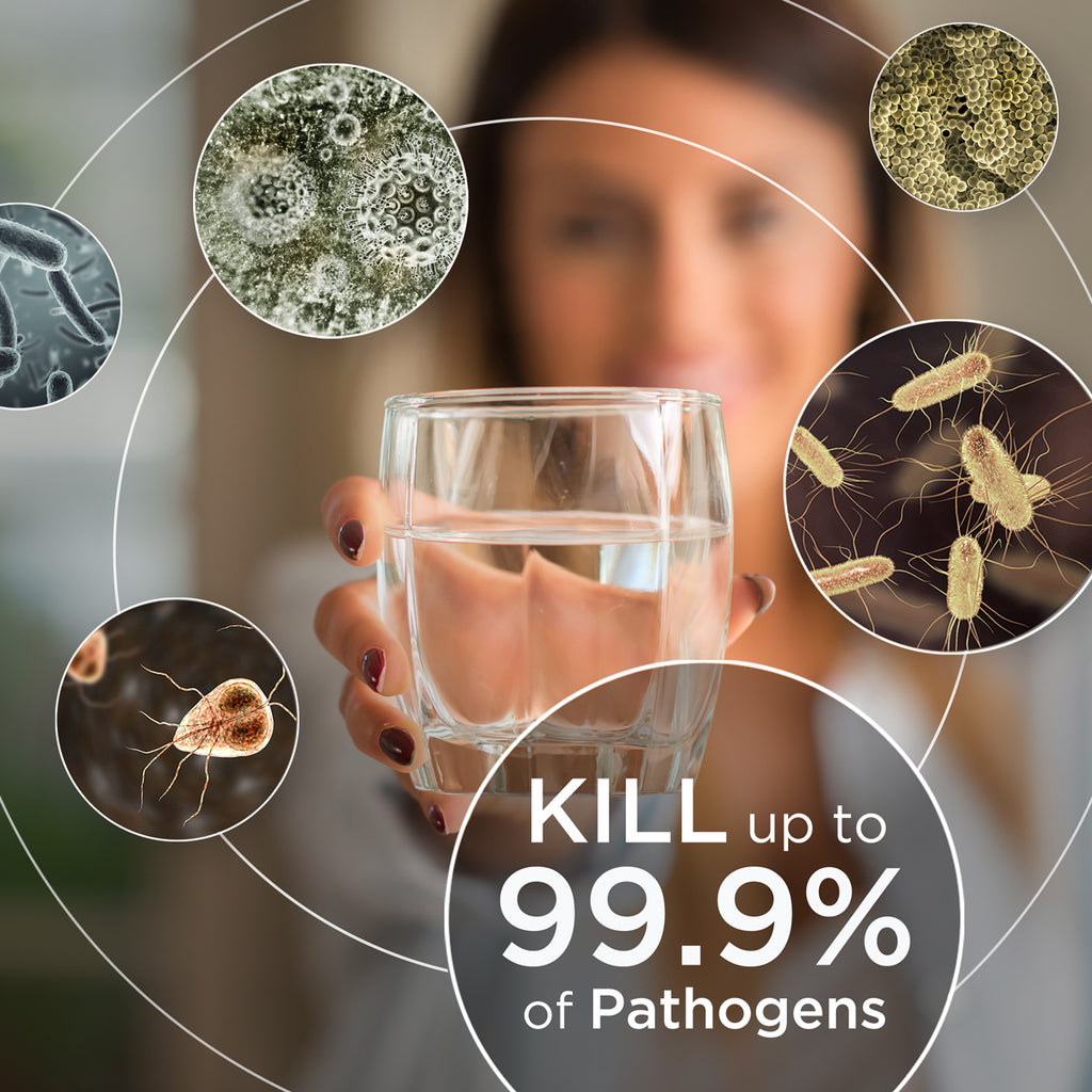 Kill up to 99.9% of Pathogens