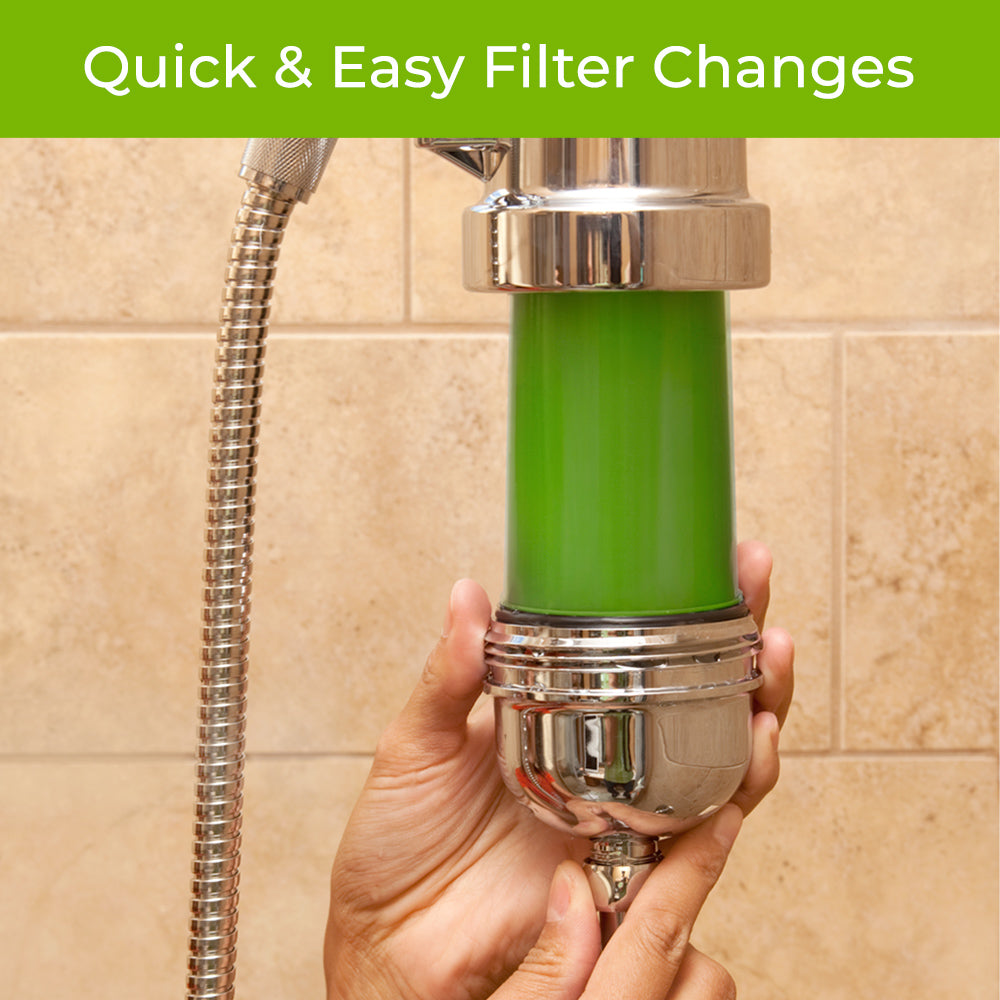 quick and easy shower filter cartridge changes